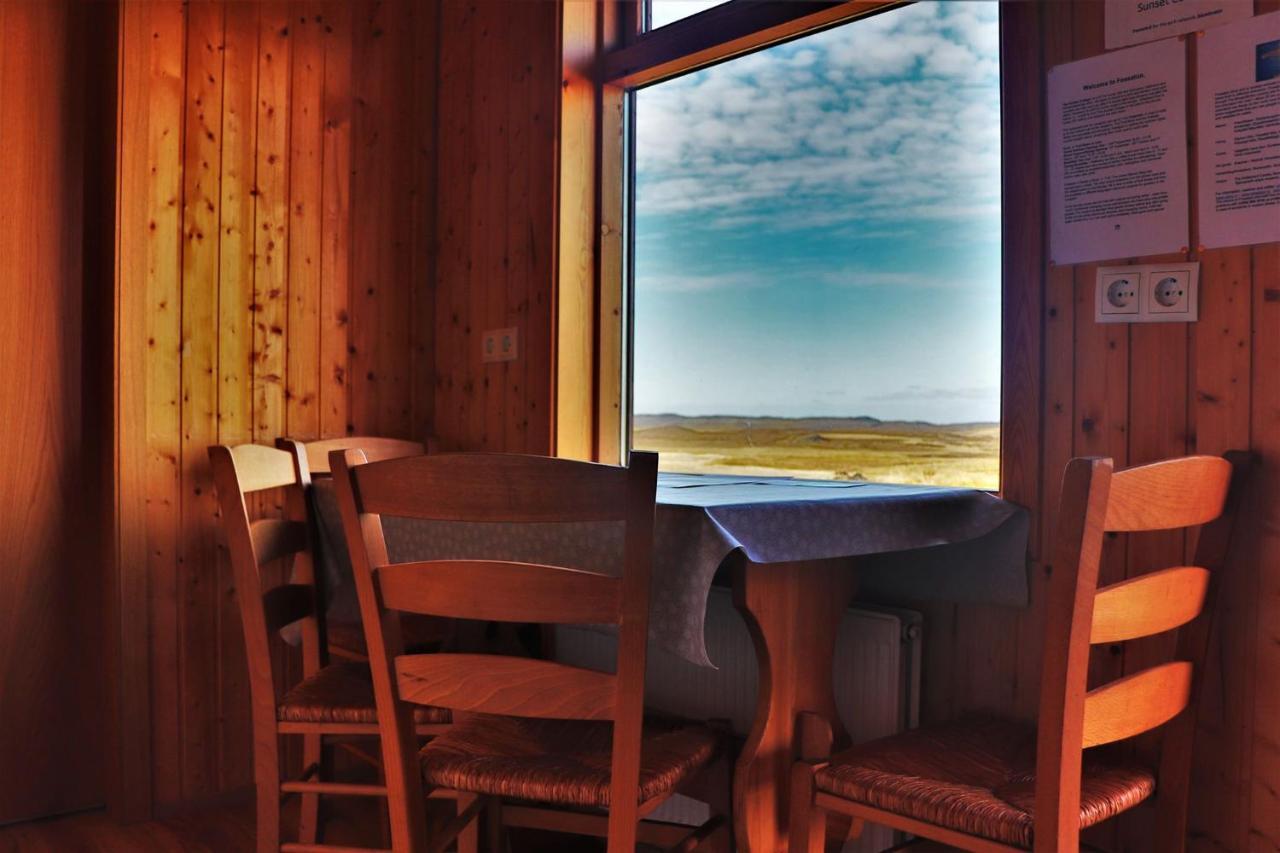 Fossatun Sunset Cottage Bagian luar foto